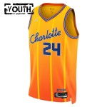 Maillot NBA Charlotte Hornets Brandon Miller Jordan 2025-26 City Edition Or Swingman - Enfant